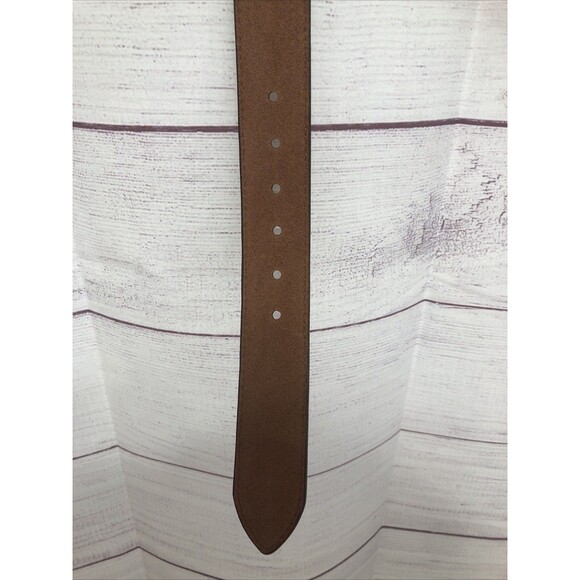 ZEP-PRO Full Grain Leather Suede XL 29”-33” Youth Belt Ole Miss Embossed NWOT - Picture 7 of 7